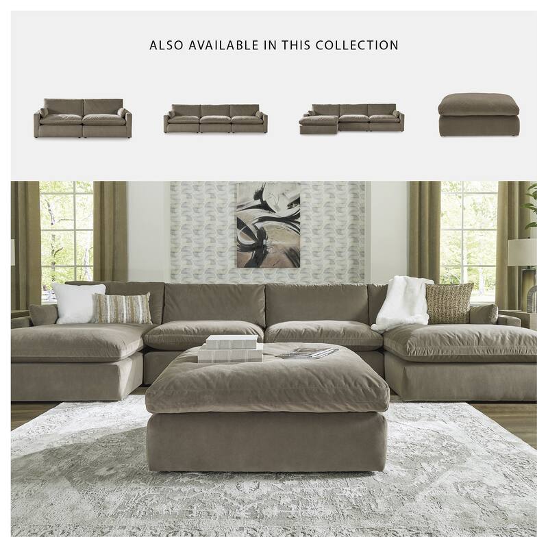 Signature Design by Ashley Sophie Cocoa Oversized Accent Ottoman