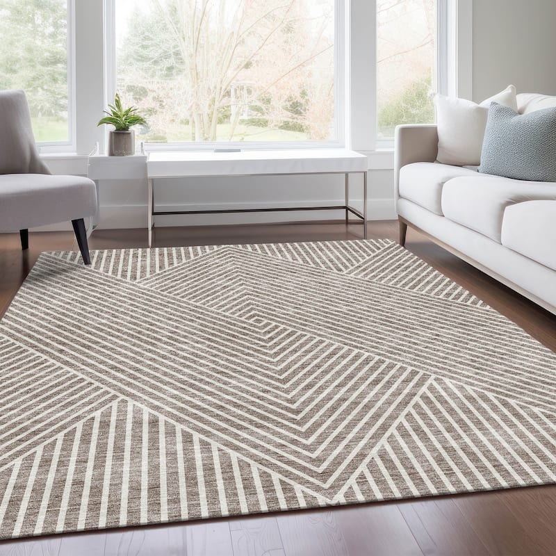 Premium Washable Super Soft Modern Geo Mayfield Rug