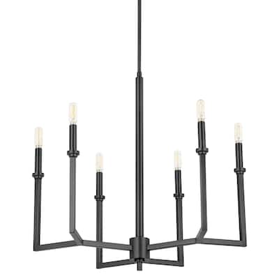 Quorum International 6174-6 Merrick 6 Light 25" Wide Candle Style