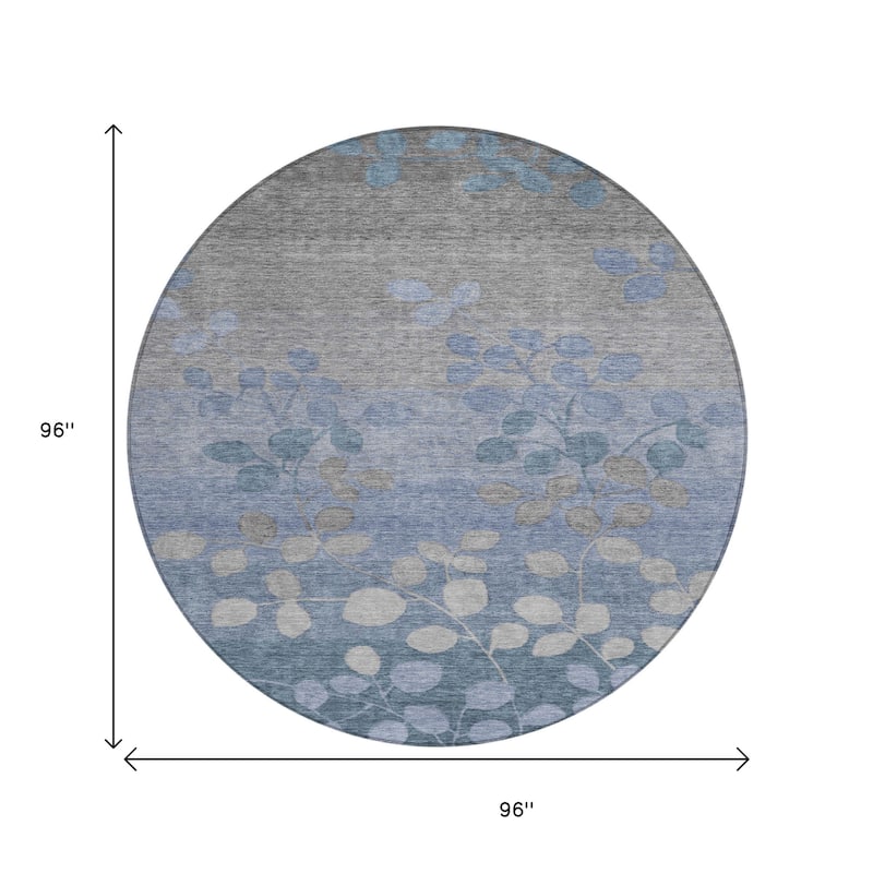 HomeRoots Floral Transitional Rectangle Outdoor Rug