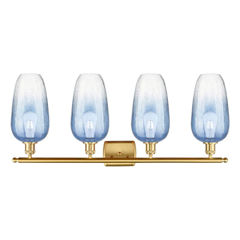 Innovations Lighting Endless Possibilities Ballston - Brookhaven Flute - 4 Light 37" Bath Vanity Light