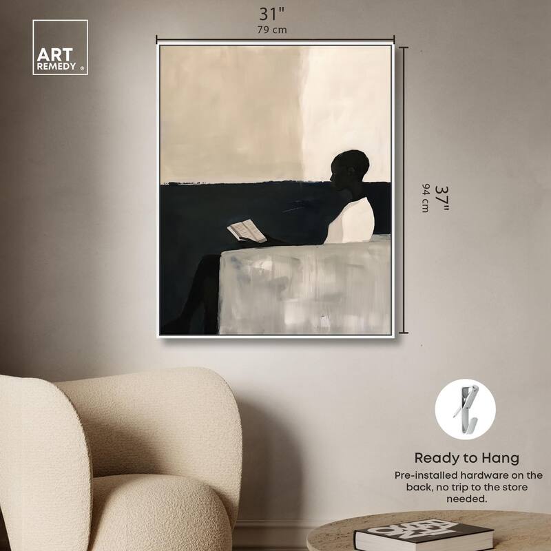 Void Reader III Canvas by Art Remedy