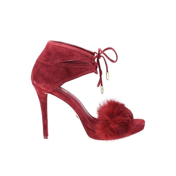 michael kors slippers womens purple