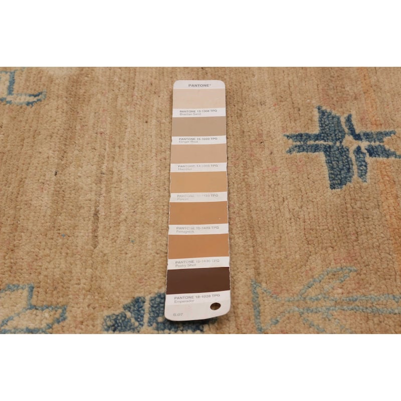 ECARPETGALLERY Hand-knotted Finest Ghazni Brown Wool Rug - 6'6 x 10'0