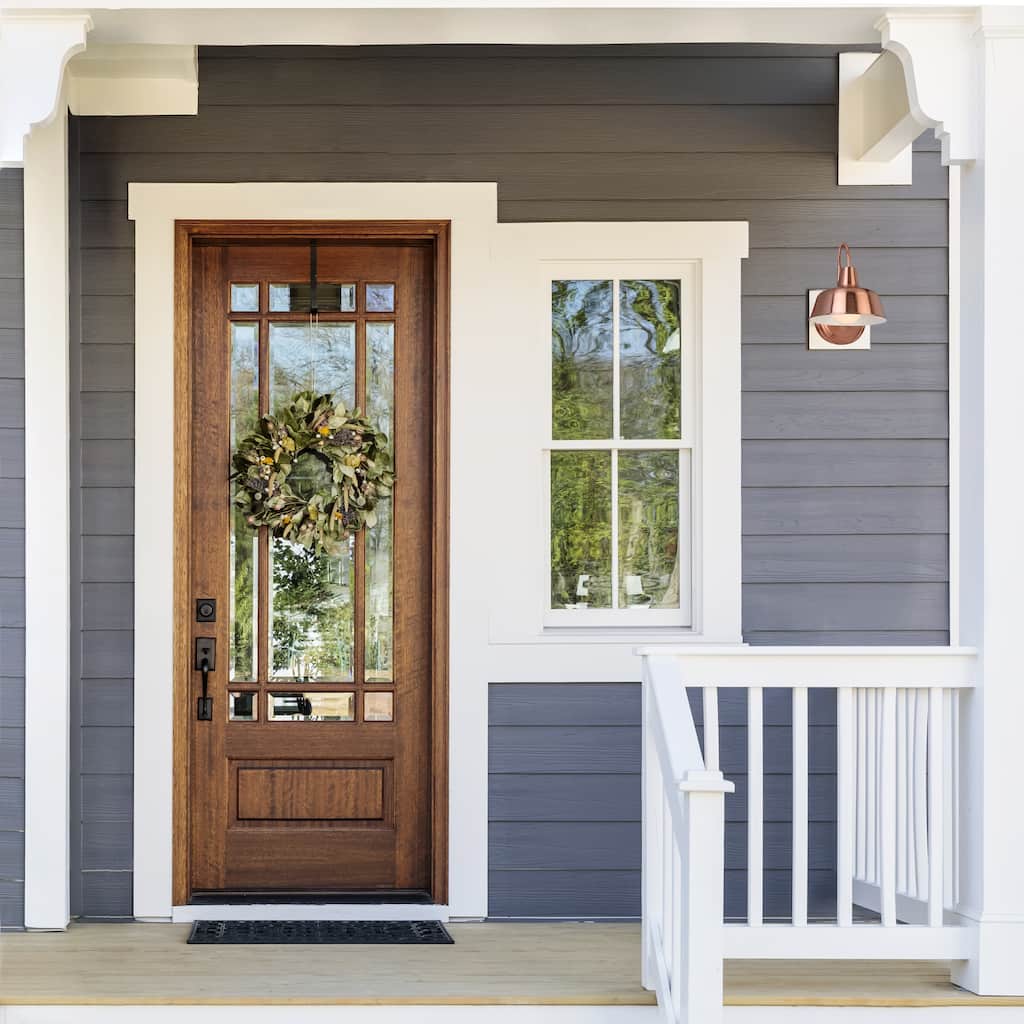 Mason Barn Light Indoor/ Outdoor Wall Mount Modern Industrial Farmhouse Wall Light