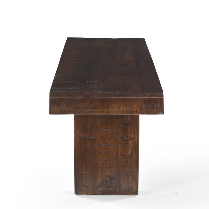 Timbergirl Dark Walnut Mango Wood Bench - 60"
