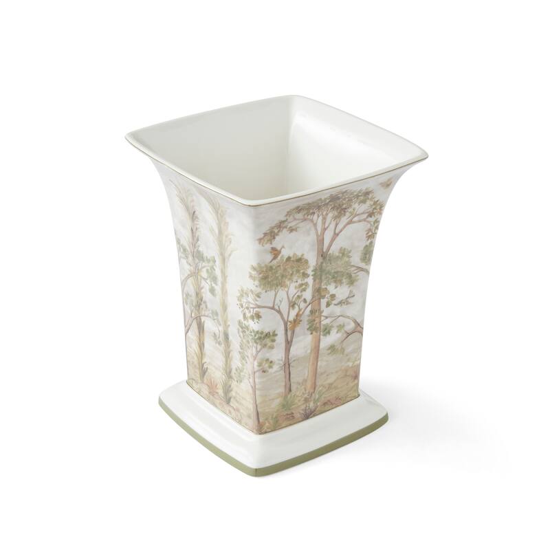 Kit Kemp for Spode Tall Trees Square Vase Porcelain