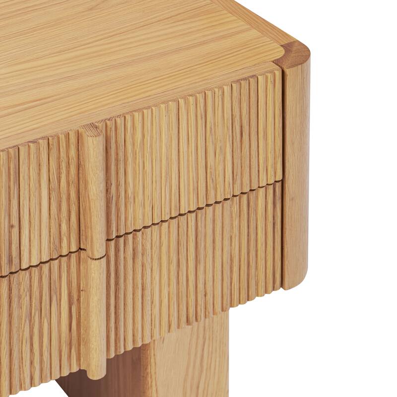 Poly and Bark Toledo Nightstand in Oak