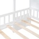 preview thumbnail 27 of 26, Twin Size House Bed Platform Bed with Sofa, Charging Station & Storage