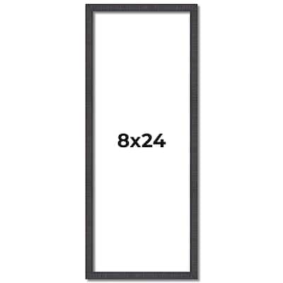 8x24 Frame Brown Picture Frame - Complete Modern Photo Frame Includes