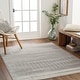 preview thumbnail 6 of 31, Artistic Weavers Joel Mod Black/Ivory Ombre Geometric Striped Area Rug 11'10" x 15' - Medium Grey