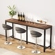 preview thumbnail 10 of 17, Extra Long Sofa Table, 70.9 inches Console Table Behind Couch/Sofa, Entrance Table/Bar Table