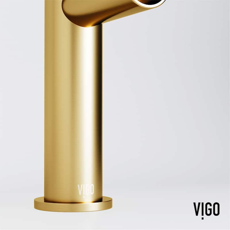 VIGO Ashford 8" H Single Handle Single Hole Bathroom Faucet