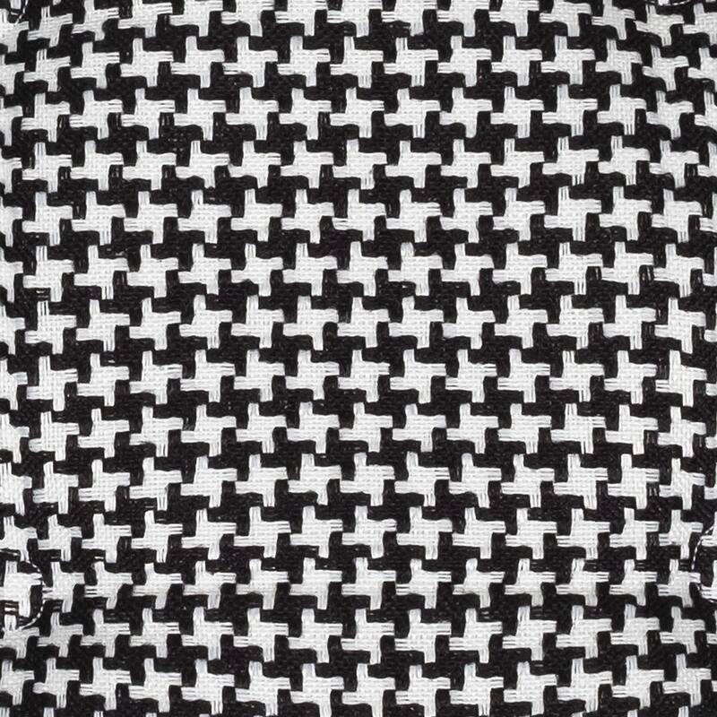 Houndstooth U-Shaped 16" x 17" Memory Foam Chair Pad