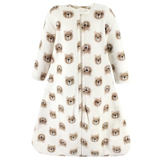 Hudson Baby Plush Long-Sleeve Sleeping Bag, Sack, Blanket, Bear