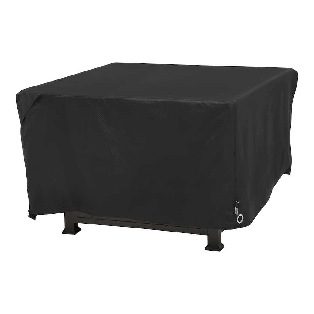 Modern Leisure® Garrison Black Diamond Patio Loveseat Cover, Waterproof, 66"L x 40"W x 39"H, Black