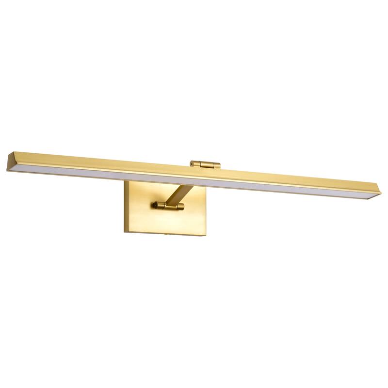 Hazel 3 Foot LED Picture Light 3 CCT Selectable Vintage Brass Finish Acrylic Lens - Vintage Brass