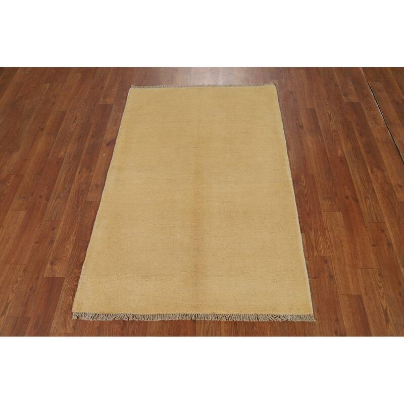 Gabbeh Oriental Accent Rug Hand-Knotted Wool Carpet - 2'8"x 4'1"
