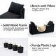preview thumbnail 47 of 48, Storage Bench for Bedroom, 60" End of Bed Bench for King Size Bed Modern Upholstered Long Bench with Tufted Arm