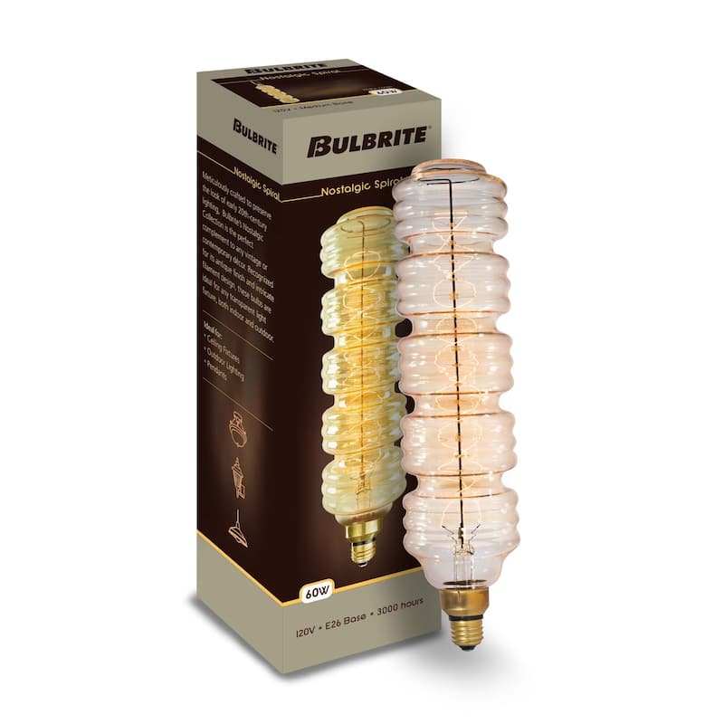 Bulbrite 60 Watt Dimmable Grand Nostalgic Medium (E26) Incandescent Bulb
