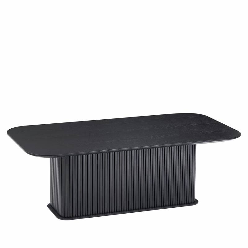Coffee Table with Wood Surface and Metal Feet