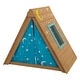preview thumbnail 4 of 9, A-Frame Wooden Hideaway & Climber Toddler Climbing Toy