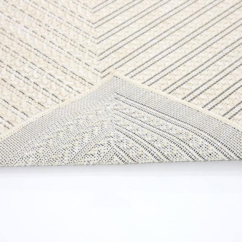 Machine Washable, Weather and UV Resistant Viola Design 4 color Option-Natural & Black & Red & Ivory