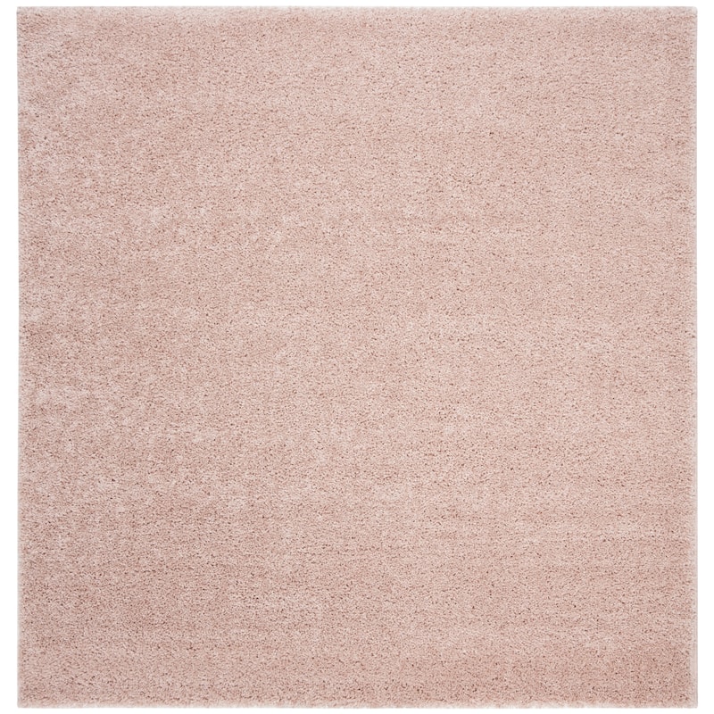 SAFAVIEH Solo Shag Etna 1.2-inch Thick Rug - 6'7" Square - Beige