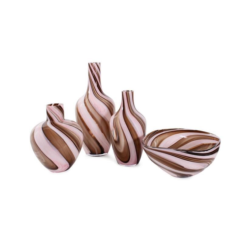 Neapolitain Glass Vase- Small