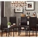 preview thumbnail 3 of 14, Darcy Faux Marble Top Black Metal 5-piece Casual Dining Set by iNSPIRE Q Bold