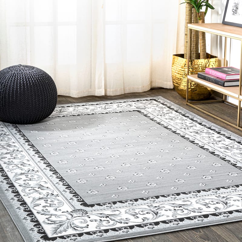 JONATHAN Y Marrakesh French Border Area Rug