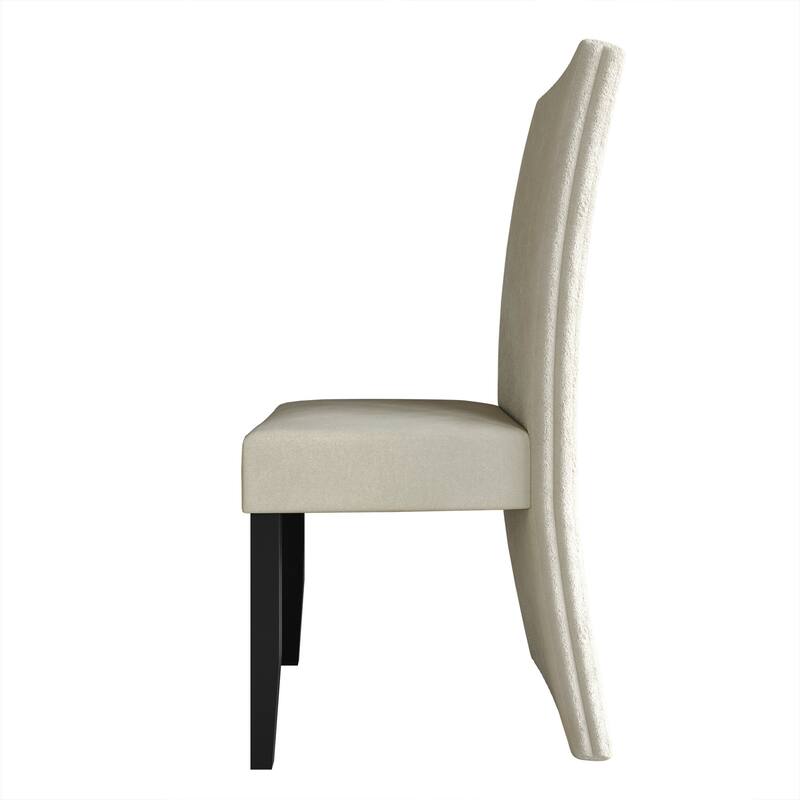 CraftPorch Corduroy Mid-Century Modern Elegance 5-Piece Dining Set