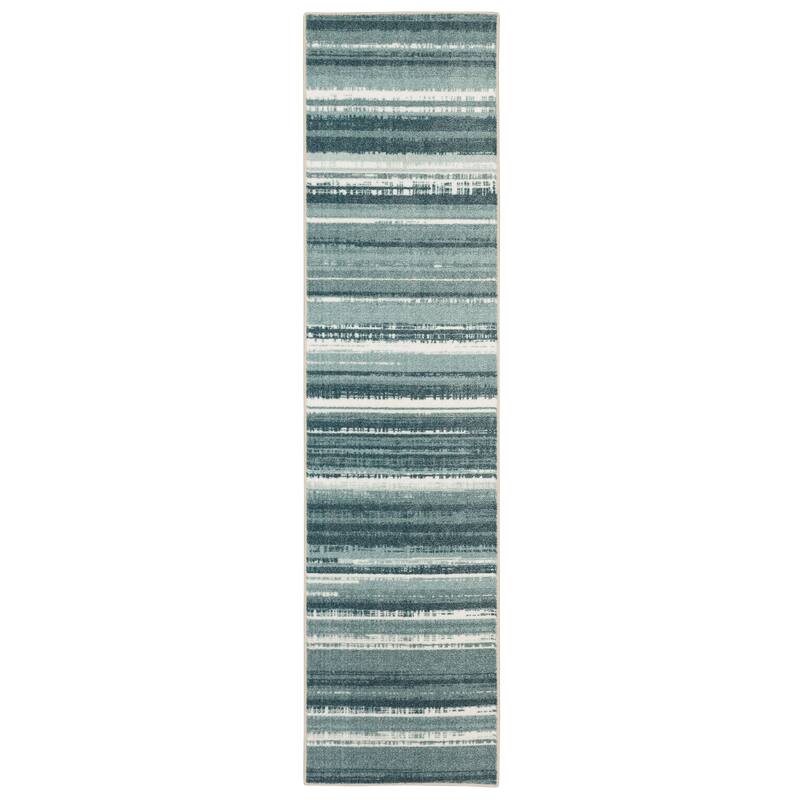 Mohawk Home New Wave Multicolor Boho Stripe Area Rug