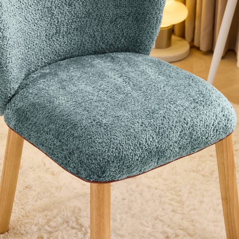 Modern Curved Back Accent Chair