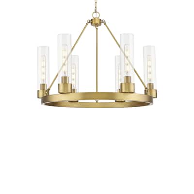 Innovations Lighting 617-6CR-24-29 Boreas Chandelier Boreas 6 Light