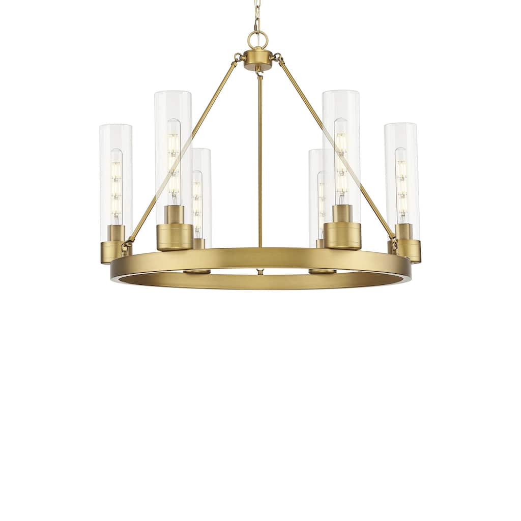 Innovations Lighting 617-6CR-24-29 Boreas Chandelier Boreas 6 Light