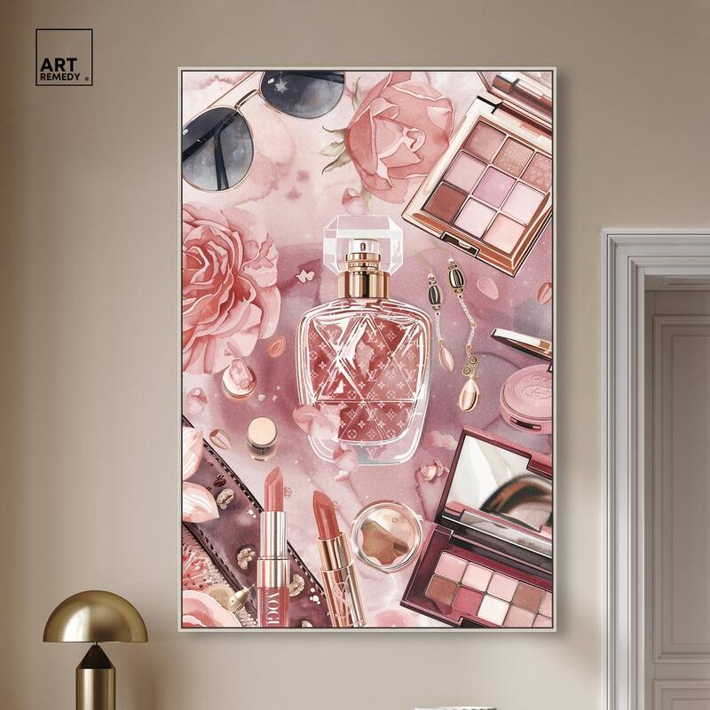 Glam Sparkle Lay Out II Canvas by Art Remedy