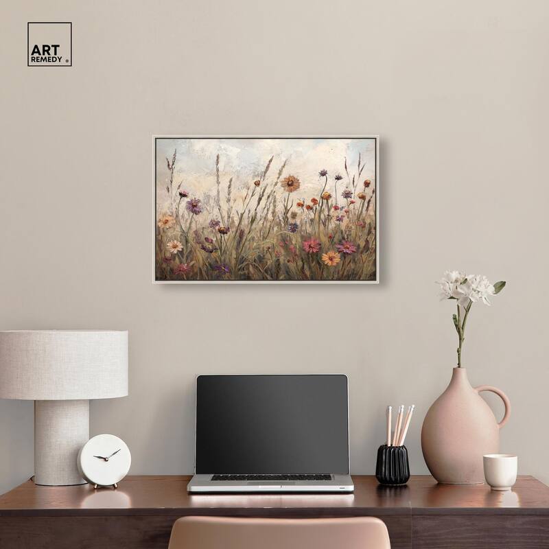 Vintage Blooms II Canvas by Art Remedy