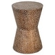 preview thumbnail 1 of 6, Uttermost Cutler Stand Designed by Jim Parsons Antiqued Copper Bronze with Dusty Stone Glaze