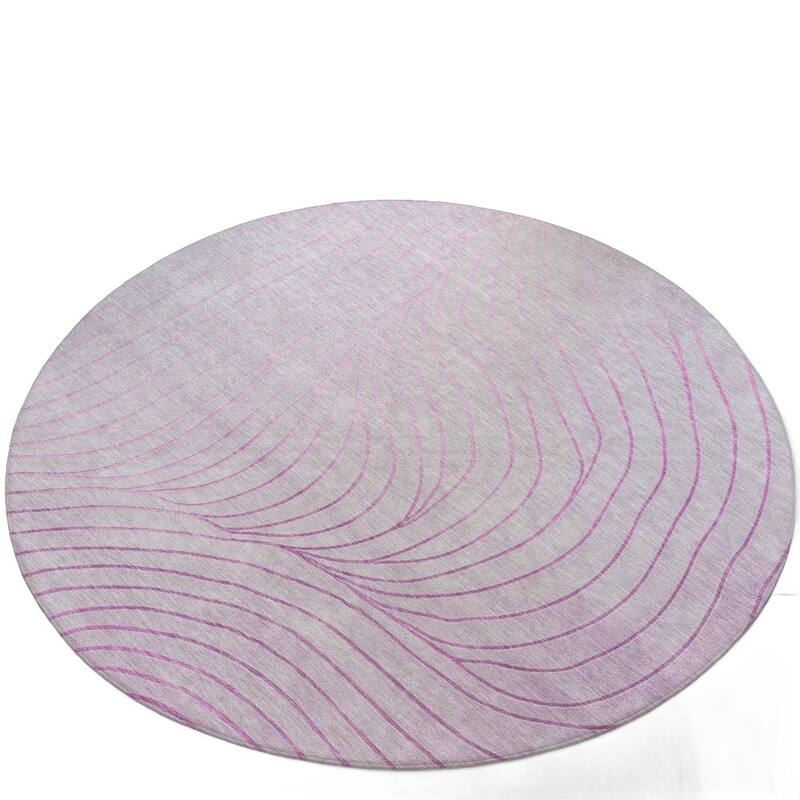 HomeRoots Abstract Transitional Rectangle Outdoor Rug