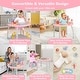 preview thumbnail 9 of 30, Costway 5-in-1 Baby Activity Center with Rotating Seat Removable Toys - See Details