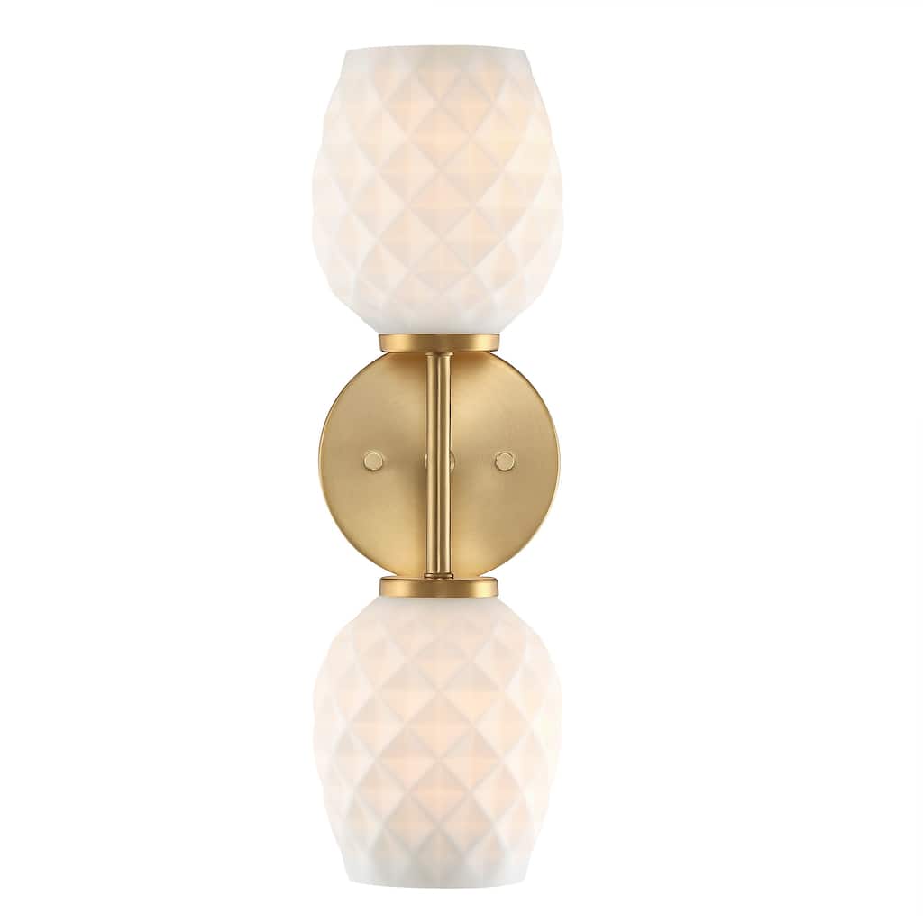 Designers Fountain D289M-2WS Dita 2 Light 17" Tall Wall Sconce