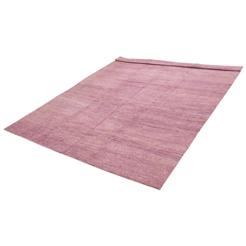 ECARPETGALLERY Hand-knotted Loreto Violet Silk Rug - 10'0 x 12'8