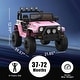 preview thumbnail 28 of 33, 2-Seater Ride On Truck Car, Kids 4 Wheeler Car for Girls and Boys