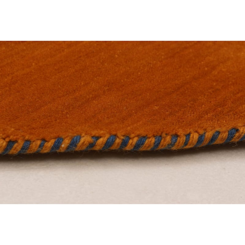Kashkuli Gabbeh Orange Rug 10'0" x 10'0" - 10'0 x 10'0