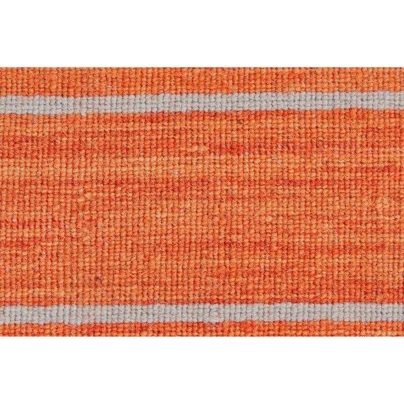 Tavana Handmade Serape Wool Rug, Ombre Aqua Blue, Area Rug