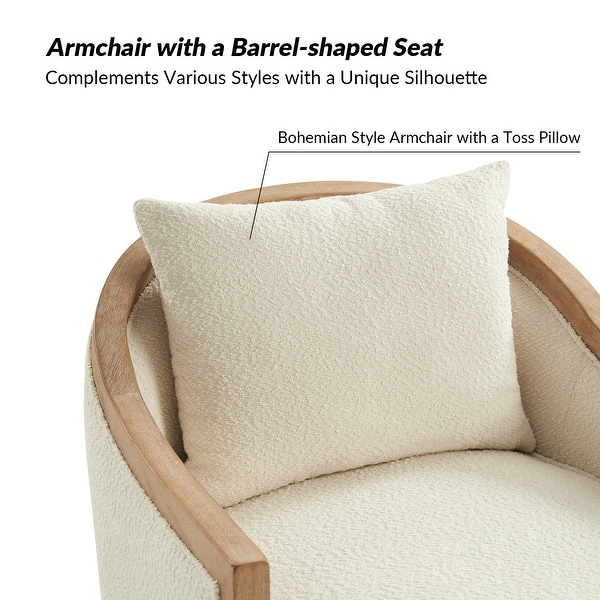 farmhouse barrel chair