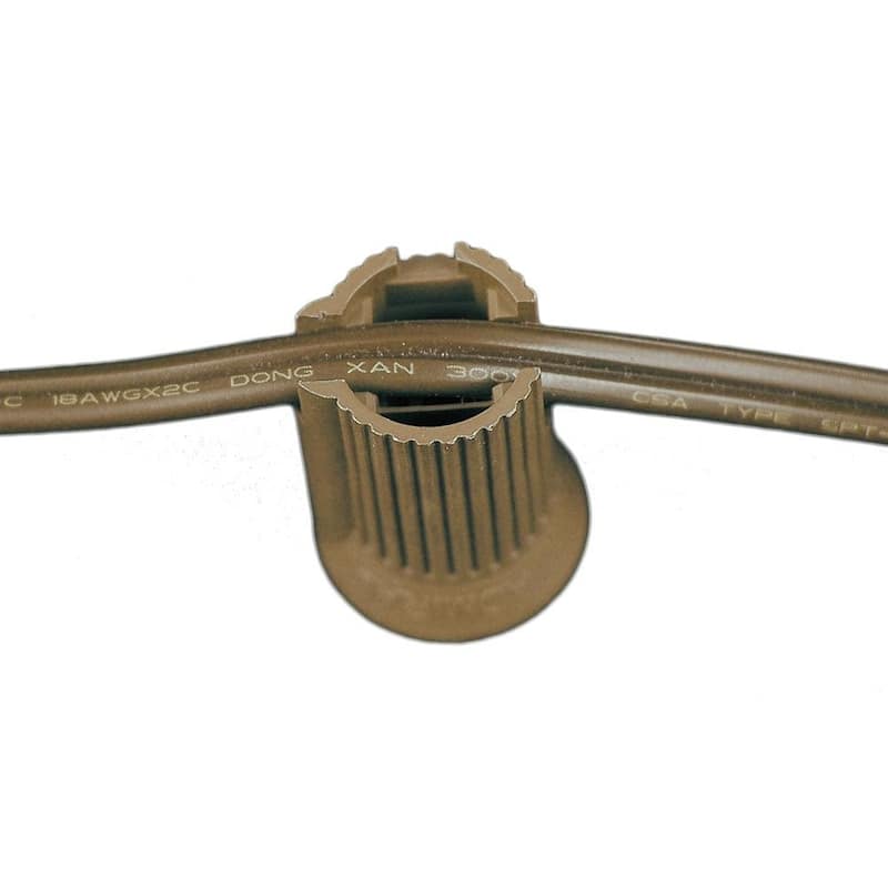 Novelty Lights 50 Pack C7 Replacement Sockets, Brown, SPT-2
