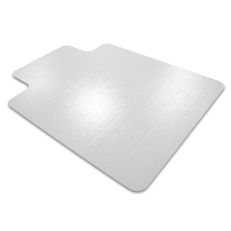 Cleartex® Enhanced Polymer Lipped Chair Mat for Carpets up to 3/8" - 48" x 60"