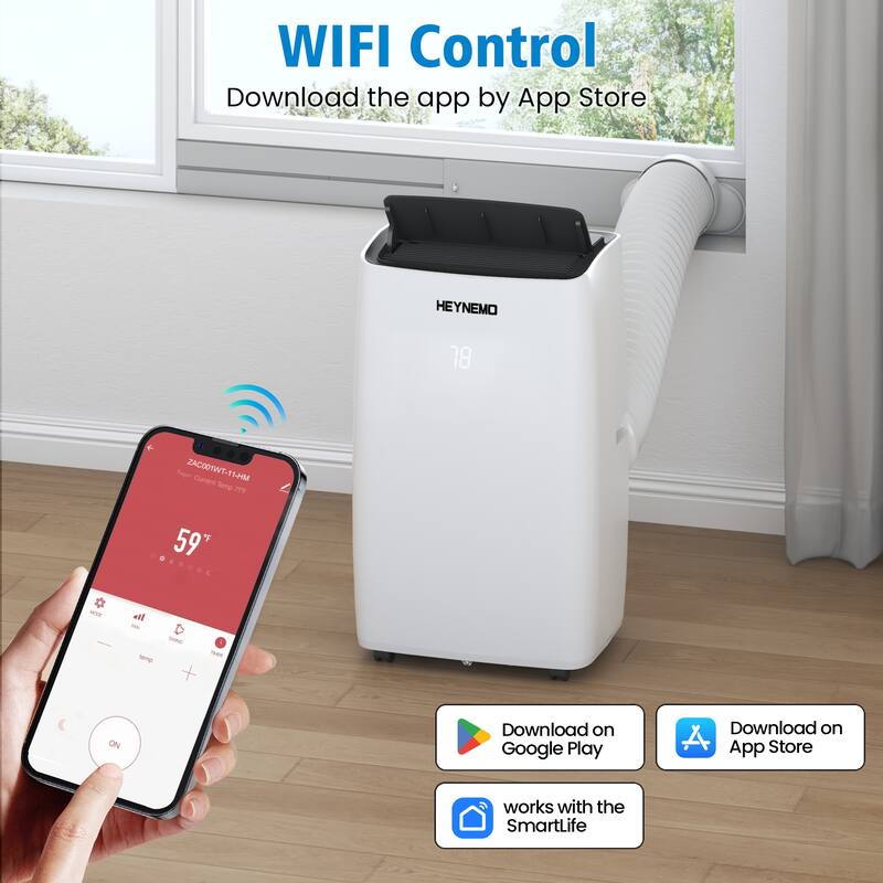 14,000 BTU 3-in-1 Portable Air Conditioner